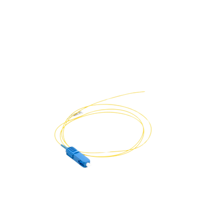 Pigtail de Fibra Óptica SC/UPC Simplex, Monomodo OS1/OS2 XGLO, OFNR, Color Amarillo, 1 Metro Pigtail de Fibra Óptica SC/UPC Simplex, Monomodo OS1/OS2 XGLO, OFNR, Color Amarillo, 1 Metro