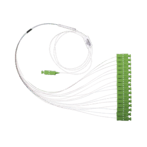 Divisor Óptico (Splitter) Tipo PLC, de 1x16, Con Conector de Entrada SC/APC y Conectores de Salida SC/APC