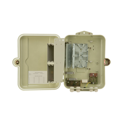 Gabinete Pasivo de Fibra Óptica, Acepta Dos Placas FPONEAP12, Protección IP55, Montaje en Poste o Pared