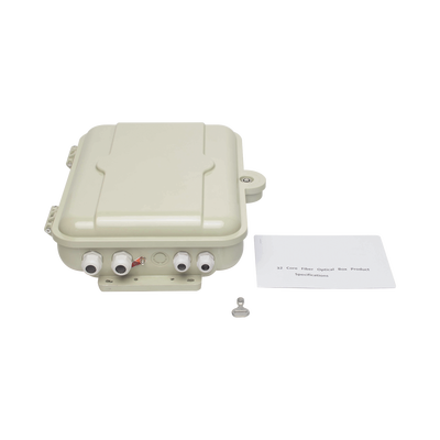 Gabinete Pasivo de Fibra Óptica, Acepta Dos Placas FPONEAP12, Protección IP55, Montaje en Poste o Pared