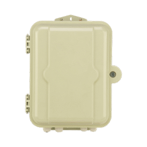 Gabinete Pasivo de Fibra Óptica, Acepta Dos Placas FPONEAP12, Protección IP55, Montaje en Poste o Pared
