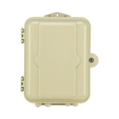 Gabinete Pasivo de Fibra Óptica, Acepta Dos Placas FPONEAP12, Protección IP55, Montaje en Poste o Pared