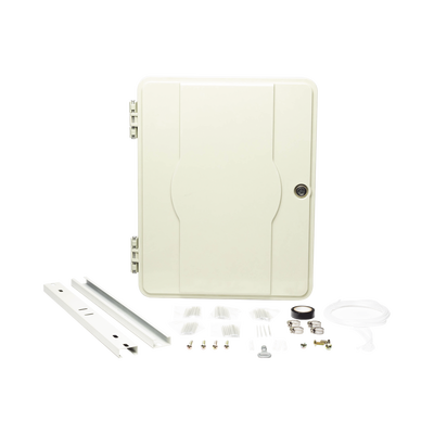 Gabinete Pasivo de Fibra Óptica, Acepta Cuatro Placas FPONEAP12, IP55, Montaje en Poste o Pared Gabinete Pasivo de Fibra Óptica, Acepta Cuatro Placas FPONEAP12, IP55, Montaje en Poste o Pared