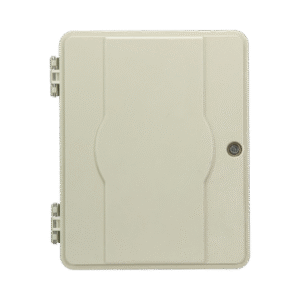 Gabinete Pasivo de Fibra Óptica, Acepta Cuatro Placas FPONEAP12, IP55, Montaje en Poste o Pared