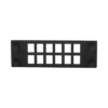 Placa Para 12 Adaptadores de Fibra Óptica, Uso con Gabinetes FPONE3 y FPONE4