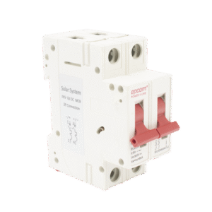 Protección Térmica/ Interruptor 2P, 20 A, Corriente Directa 800 Vcc para Aplicación Fotovoltaica Montaje Riel DIN Protección Térmica/ Interruptor 2P, 20 A, Corriente Directa 800 Vcc para Aplicación Fotovoltaica Montaje Riel DIN