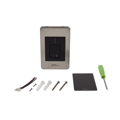 Lector de huella y tarjeta de proximidad esclavo RS-485para exterior Lector de huella y tarjeta de proximidad esclavo RS-485para exterior