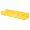 Canaleta FiberRunner™ 6X4, de PVC Rígido, Color Amarillo, 1.8 m de Largo Canaleta FiberRunner™ 6X4, de PVC Rígido, Color Amarillo, 1.8 m de Largo