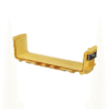 Union Recta "Cople", Para Canaleta FiberRunner™ 12X4, Color Amarillo