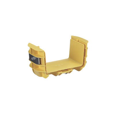 Union Recta "Cople", Para Canaleta FiberRunner™ 6X4, Color Amarillo Union Recta "Cople", Para Canaleta FiberRunner™ 6X4, Color Amarillo