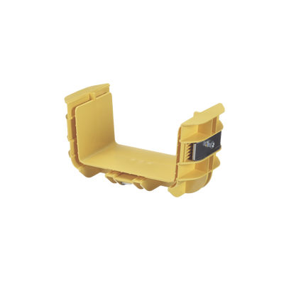 Union Recta "Cople", Para Canaleta FiberRunner™ 6X4, Color Amarillo Union Recta "Cople", Para Canaleta FiberRunner™ 6X4, Color Amarillo