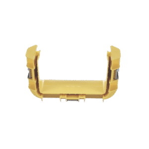 Union Recta "Cople", Para Canaleta FiberRunner™ 6X4, Color Amarillo