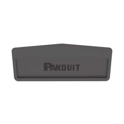 Tapa Final Para Canaletas FiberRunner™ 12x4, de Instalación a Presión, Color Negro