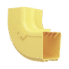 Bajada Vertical Interior de 90º con Tapa, Para uso con Canaletas 4X4 FiberRunner™, Color Amarillo