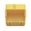 Bajada Vertical Interior de 90º con Tapa, Para uso con Canaletas 6X4 FiberRunner™, Color Amarillo