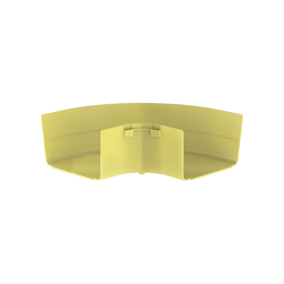 Ángulo Recto a 90º Horizontal, Para Canaletas FiberRunner™ 6X4, Color Amarillo Ángulo Recto a 90º Horizontal, Para Canaletas FiberRunner™ 6X4, Color Amarillo