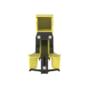 Bajada Para Canaleta FiberRunner™, Uso con Medidas 4x4, 6X4, 12X4, o 24X12, Con Reducción a 2X2, Color Amarillo