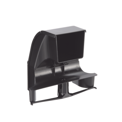 Bajada Para Canaleta FiberRunner™, Uso con Medidas 4x4, 6X4, 12X4, o 24X12, Con Reducción a 4X4, Color Negro Bajada Para Canaleta FiberRunner™, Uso con Medidas 4x4, 6X4, 12X4, o 24X12, Con Reducción a 4X4, Color Negro