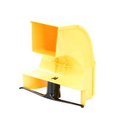 Bajada Para Canaleta FiberRunner™, Uso con Medidas 4x4, 6X4, 12X4, o 24X12, Con Reducción a 4X4, Color Amarillo Bajada Para Canaleta FiberRunner™, Uso con Medidas 4x4, 6X4, 12X4, o 24X12, Con Reducción a 4X4, Color Amarillo