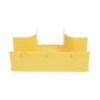 Accesorio en T Horizontal, Con Ángulos a 90º, Para Canaletas FiberRunner™ 4X4, Color Amarillo