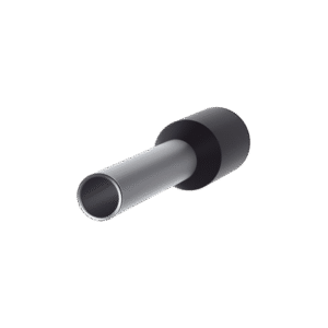 Ferrule Aislado Para Cables 16 AWG, PIN de 10 mm de Longitud, Mango Color Negro, Paquete de 500pz