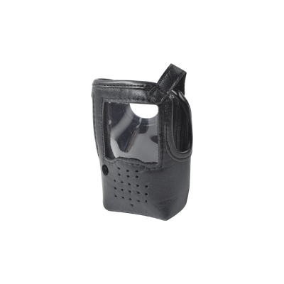 Funda Reforzada de Piel con Resistentes Correas y Fácil Acceso para Radios IC-F52/62. Funda Reforzada de Piel con Resistentes Correas y Fácil Acceso para Radios IC-F52/62.
