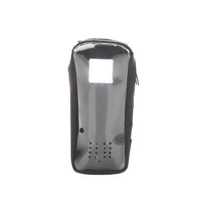 Funda de Piel Reforzada, con Frente Transparente para Serie Satelital IC-SAT100. Funda de Piel Reforzada, con Frente Transparente para Serie Satelital IC-SAT100.