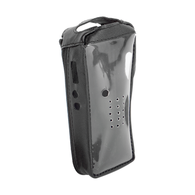 Funda Reforzada de piel con frente transparente para radios TK-2212, TK-2212L, TK-3212 y TK-3212L. Funda Reforzada de piel con frente transparente para radios TK-2212, TK-2212L, TK-3212 y TK-3212L.