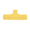 Accesorio en T Horizontal, Con Ángulos a 90º, Para Canaletas FiberRunner™ 2X2, Color Amarillo Accesorio en T Horizontal, Con Ángulos a 90º, Para Canaletas FiberRunner™ 2X2, Color Amarillo