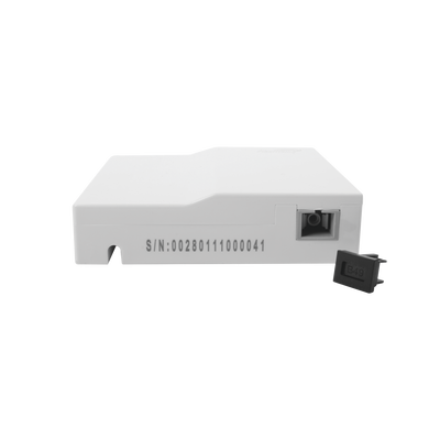 Caja Terminal de Fibra Óptica (Roseta) con un Acoplador SC/APC, color Blanco Caja Terminal de Fibra Óptica (Roseta) con un Acoplador SC/APC, color Blanco