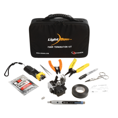 Kit de Herramienta "LightBow" para Terminación de Conectores de fibra óptica Pre-pulidos LC/SC, Monomodo o Multimodo Kit de Herramienta "LightBow" para Terminación de Conectores de fibra óptica Pre-pulidos LC/SC, Monomodo o Multimodo
