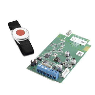 Kit de Transceptor Inalámbrico 916MHz. 2 Vías y Botón de Pánico compatible con panel Crow Kit de Transceptor Inalámbrico 916MHz. 2 Vías y Botón de Pánico compatible con panel Crow