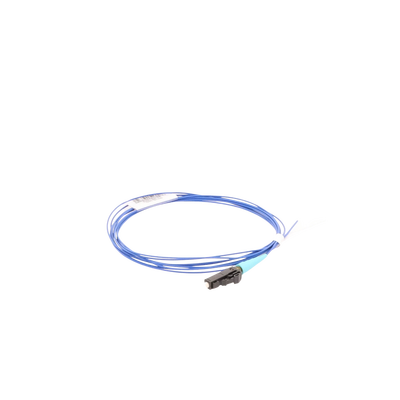 Pigtail de Fibra Óptica LC Simplex, Multimodo OM3 50/125, 900um, Color Aqua, 2 Metros