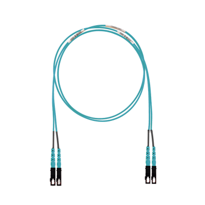 Jumper de Fibra Optica Multimodo 50/125 OM3, SC-SC Duplex, LSZH (Cero Halógenos), Color Aqua, 2 Metros Jumper de Fibra Optica Multimodo 50/125 OM3, SC-SC Duplex, LSZH (Cero Halógenos), Color Aqua, 2 Metros
