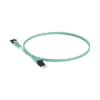 Jumper de Fibra Optica Multimodo 50/125 OM3, LC-LC Duplex, OFNR (Riser), Color Aqua, 5 Metros