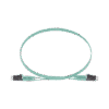 Jumper de Fibra Optica Multimodo 50/125 OM3, LC-LC Duplex, OFNR (Riser), Color Aqua, 5 Metros