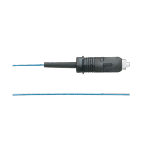 Pigtail de Fibra Óptica SC Simplex, Multimodo OM4 50/125, 900um, Color Aqua, 1 Metro