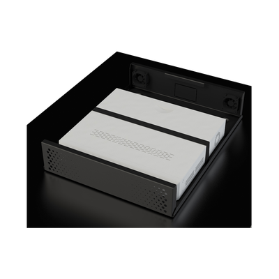 Gabinete Metálico para DVR/NVR. Tamaño Max. de DVR/NVR: 445 x 88 x 400mm (An.xAl.xProf.). Compatible con Fuente SLIM. Gabinete Metálico para DVR/NVR. Tamaño Max. de DVR/NVR: 445 x 88 x 400mm (An.xAl.xProf.). Compatible con Fuente SLIM.