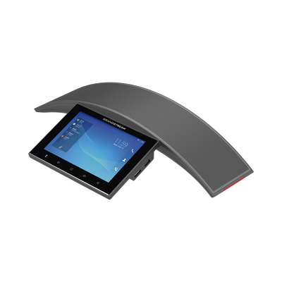 Teléfono - Audioconferencias IP Android 10, 12 líneas SIP con 12 cuentas, pantalla táctil 8", puertos Gigabit, Wi-Fi, Bluetooth, PoE, codec Opus, IPV4/IPV6 con gestión en la nube GDMS