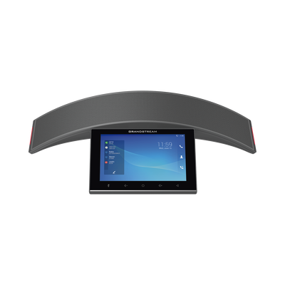 Teléfono - Audioconferencias IP Android 10, 12 líneas SIP con 12 cuentas, pantalla táctil 8", puertos Gigabit, Wi-Fi, Bluetooth, PoE, codec Opus, IPV4/IPV6 con gestión en la nube GDMS
