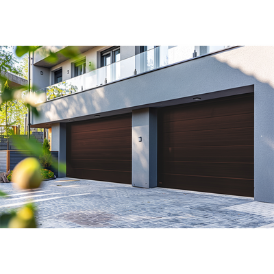 Puerta de Garage D / Alta calidad / 16x8 pies / 1 3/4" Aislante Termico / Estilo Americana / Imitacion Madera / BLACK WALNUT . Puerta de Garage D / Alta calidad / 16x8 pies / 1 3/4" Aislante Termico / Estilo Americana / Imitacion Madera / BLACK WALNUT .