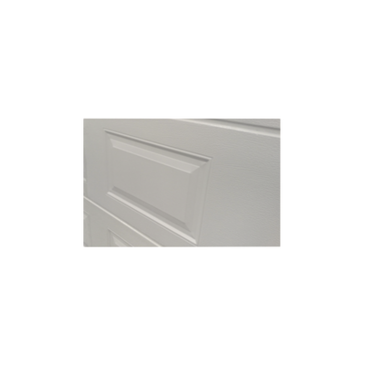Puerta de Garage de alta calidad, Color blanco 18X8 pies, AISLADA, Estilo Americana , CUADRO CORTO / 8 Cuadros.