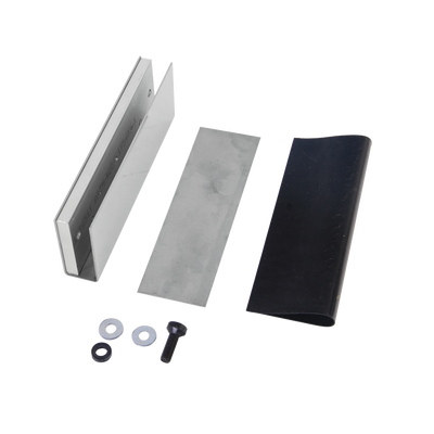 Montaje en "U" para Puertas de Vidrio /1/2" de Grosor/ Uso con chapas de 600 y 750 lbs / Ajuste por Opresores