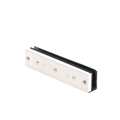 Montaje en "U" para Puertas de Vidrio /1/2" de Grosor/ Uso con chapas de 600 y 750 lbs / Ajuste por Opresores