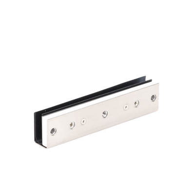 Montaje en "U" para Puertas de Vidrio /1/2" de Grosor/ Uso con chapas de 600 y 750 lbs / Ajuste por Opresores