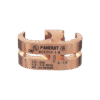 Conector de Conexión a Tierra tipo "E" para Conductor 1/0 AWG STR – 250 KCMIL MAIN y 6 AWG SOL – 1/0 AWG STR TAP