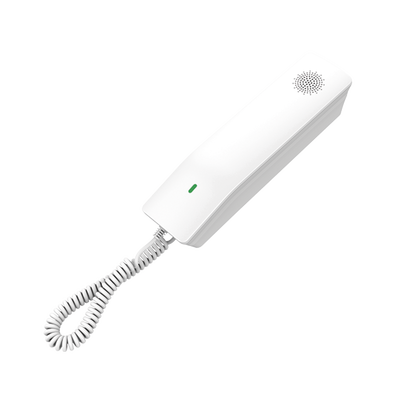 Teléfono IP para Hoteles / Altavoz HD / 2 Cuentas y Líneas SIP / 10 Teclas de Marcación Rápida / 3 Teclas Programables / Códec OPUS / Gestión GDMS / Instalación en Escritorio y Pared / PoE 100 Mbps