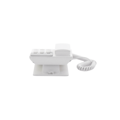 Teléfono IP Hotelero Wi-Fi, 2 líneas SIP con 2 cuentas, codec Opus, IPV4/IPV6, color blanco, con gestión en la nube GDMS