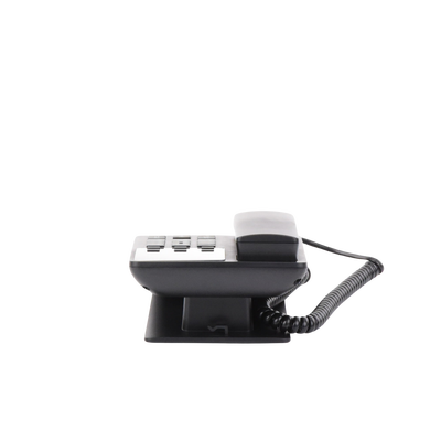 Teléfono IP Hotelero, 2 líneas SIP con 2 cuentas, codec Opus, IPV4/IPV6, color negro, con gestión en la nube GDMS