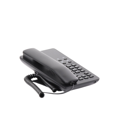 Teléfono IP Hotelero, 2 líneas SIP con 2 cuentas, codec Opus, IPV4/IPV6, color negro, con gestión en la nube GDMS